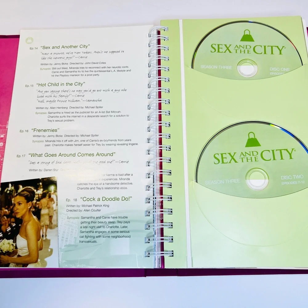 Sex and the City 2005 DVD The Complete Series - Bright Pink Box Set